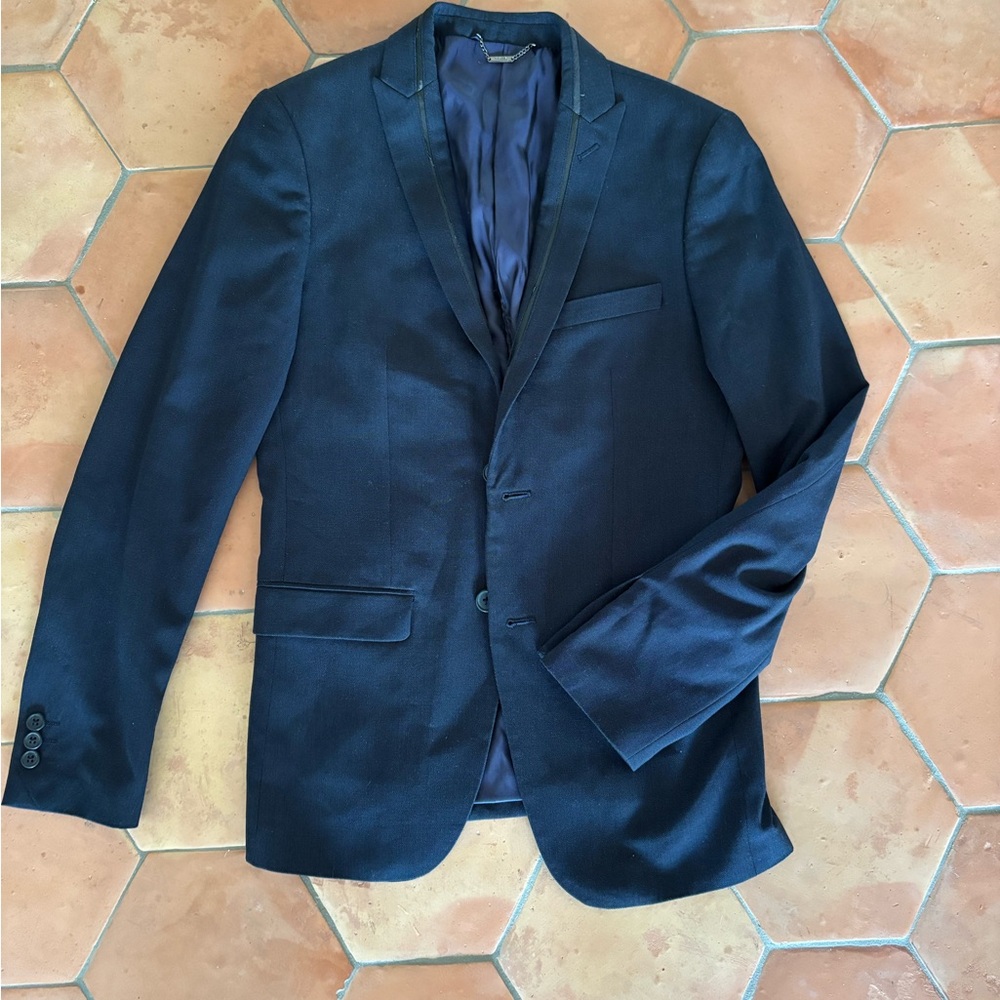 Fórmula Joven | Slim suit jacket in navy | sz EU 48S